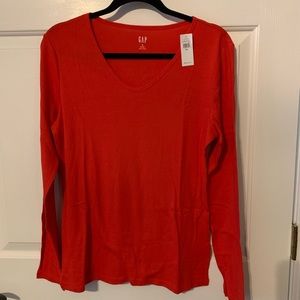 NEW Red long sleeve T-shirt. Size XL.